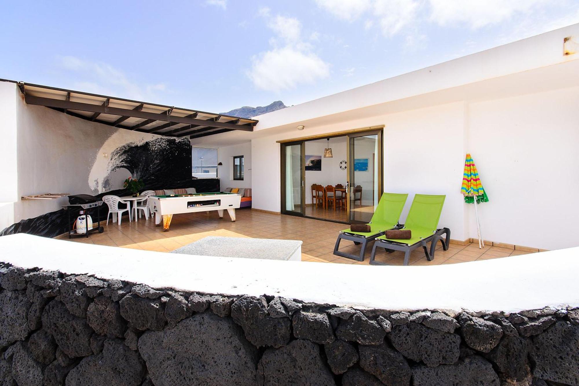 Famara Beach House Bagian luar foto